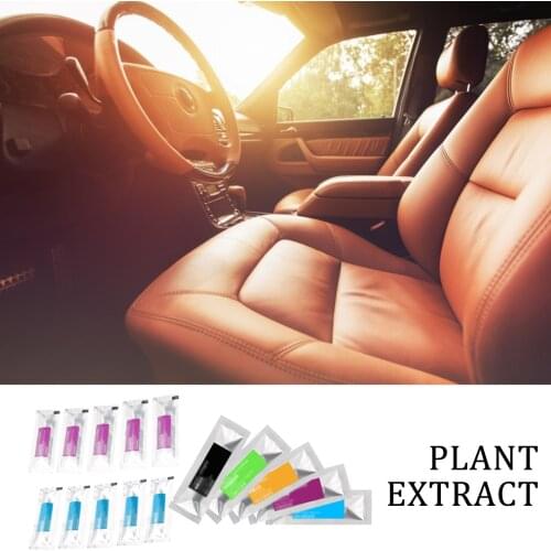5Pcs Car Perfume Air Freshener Outlet Air Conditioner Vent Freshener Stick Supplement Durable Fragrance Keep Flower Fruit Aroma