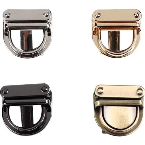 Despitego 1Pc Practical Metal Clasp Turn Lock Twist Lock for DIY Handbag Bag Purse Hardware Closure Bag Parts Accessories
