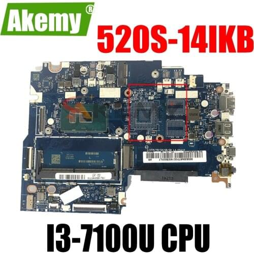 520S-14IKB motherboard Mainboard for lenovo ideapad CIUYA/SA/SB/SD LA-E541P 80X2 CPU:I3-7100U FRU 5B20P10991 5B20P10985 100%NEW