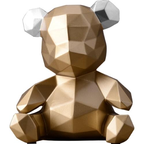 Nordic Safe Piggy Bank In Money Boxes Cash Coin Box Bear Childrens Room Money Safe Huchas De Dinero Home Decoration Gifts FP025