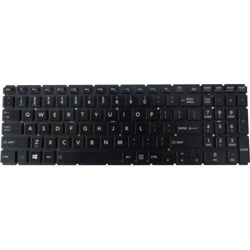 Toshiba Satellite C55-C C55T-C Black US Laptop Keyboard