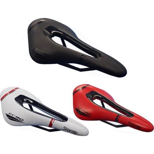 EC90 2019 New Bicycle Seat Saddle Ultralight MTB Road Bike Saddles Mountain Bike Racing Saddle PU Breathable Soft Seat Cushion