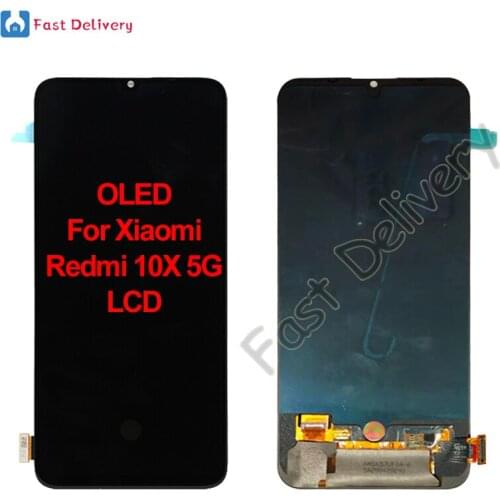 OLED For Redmi 10X 5G LCD Display Touch Screen Digitizer Assembly For Xiaomi Redmi 10X 5G lcd Replacement Accessory 100% Tested