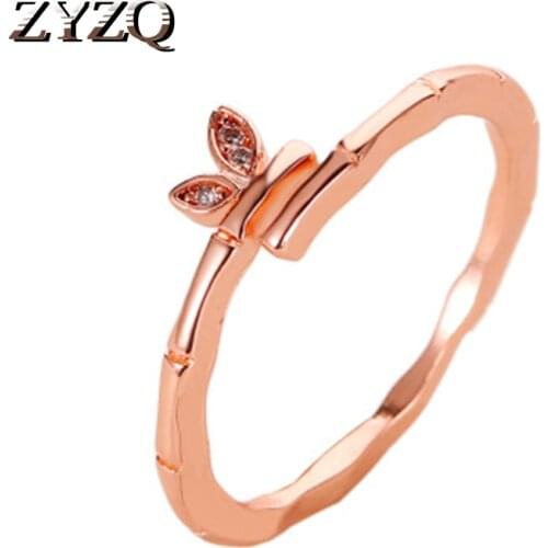 ZYZQ Personality Cute Bunny Ear Shaped Open Rings Lovely Birthday Gift For Girlfriend Lovely Suvenior Pinky Finger Rings Trendy