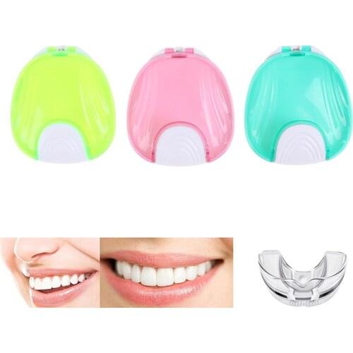 New 1Pcs Dental False Teeth Cleaning Box Denture Bath Container Retainer Holder Case
