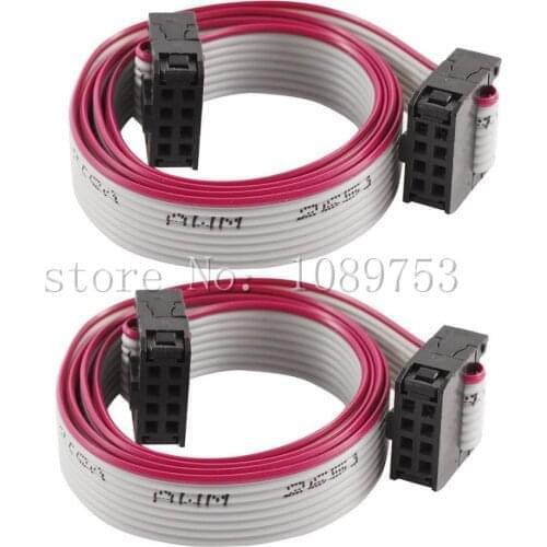 10pcs FC-8P 8Pin For Arduino DIY IDC Socket Extension Flat Ribbon Cable Wire 10cm