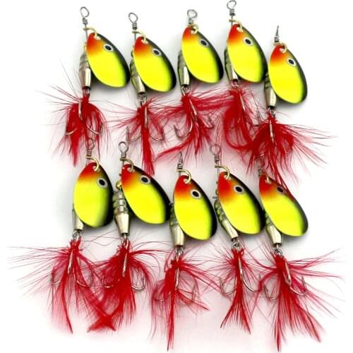 16pcs 6G 6#hooks spinner spoon fishing lures qulity metal hard sequin fishing baits wobble bass isca pesca fishing tackles