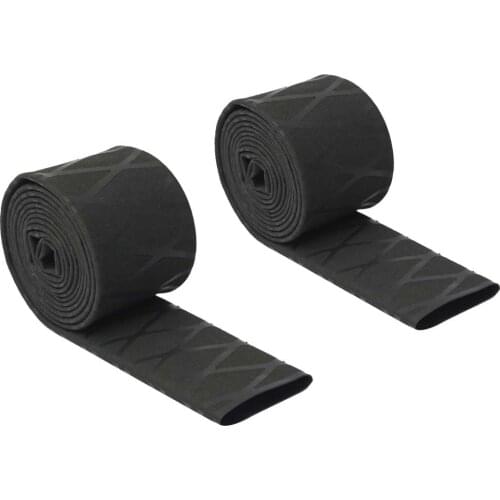 2Pcs Fishing Rod Pole Handle Sleeve Grip Textured Shrink Tube 15mm&18mm