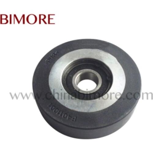 20PCS BIMORE SJRL004 Shiner Escalator Step Roller 100*25 Bearing 6204 F4011001