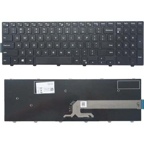FOR Dell 5558 5559 5759 3552 3549 3546 3561 5555 5577 5576 P39F P63F keyboard without backlight