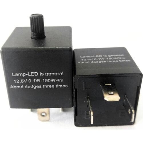 Electronic LED Adjustable Flasher Relay For Turn Signal Light Blinker CF14-KTJL 12V 24V motorcycle LED Flasher Relay