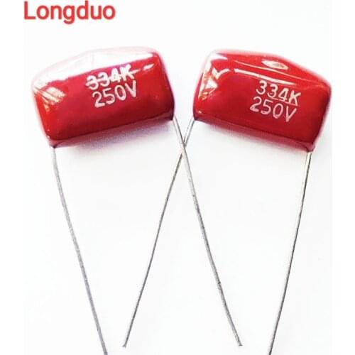 Capacitor 30PCS 334 330nf 0.33uf 250V Type CBB Metallized Polypropylene Film
