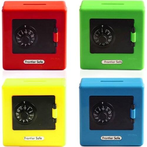 Money Box Cash Money Coins Saving Storage Box Automatic Safe Box Deposit Banknote Toys for Children Kid with Combination Lock