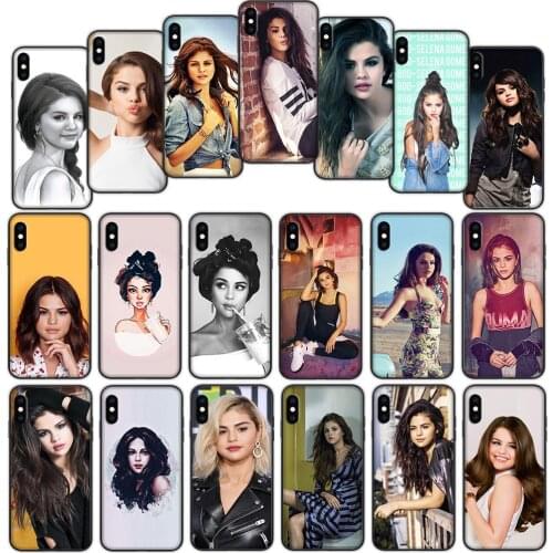 Selena Gomez Soft Cover Case for iPhone 7 8 6 6S 5 5S SE Plus