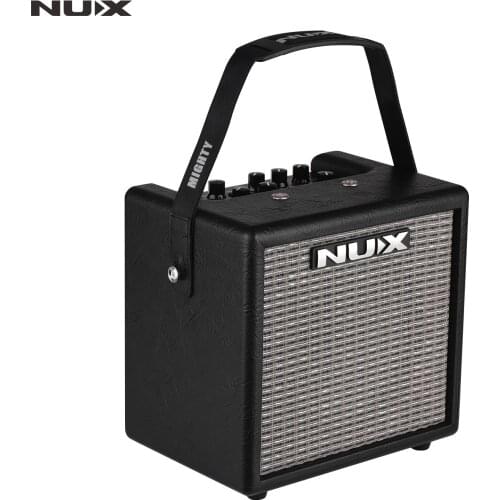 NUX Mighty 8 BT Portable 8 Watt Electric Guitar Amplifier Cube-shape Amplifier Built-in 6.5 Inch Speaker with Guitar Input
