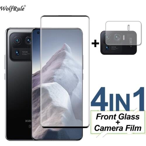 2Pcs Screen Protector For Xiaomi Mi 11 Ultra Glass 10S 10 Pro Note 10 Lite Tempered Glass Protective Phone Camera Film Mi 11 Pro