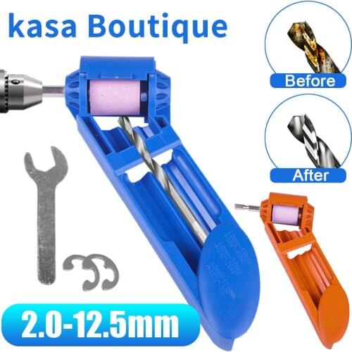 Portable Electric Drill Bit Sharpener Corundum Grind Wheel Diamond Bit Sharpening Tool Power Auxiliary Tool
