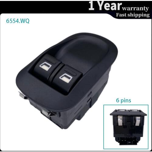 Electric Power Window Control Master Switch Regulator Button Console For Peugeot 206 306 6554.WQ