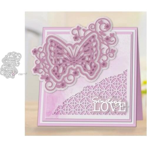 Mmao Crafts Metal Steel Cutting Dies New Flower butterfly decoration Scrapbooking Paper/photo Cards Embossing Dies