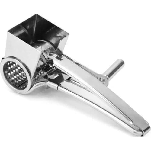 Stainless steel labor-saving hand-cranked cheese planer multi-function kitchen cheese grating ginger garlic shreds grinder