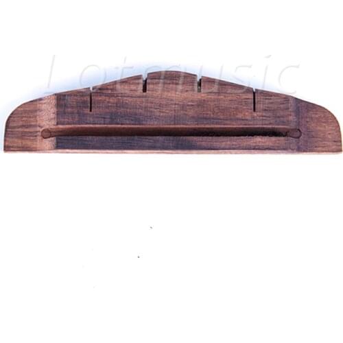 Ukulele Bridge for Ukelele Uke Hawaii Guitar Parts Replacement Rosewood Slotted