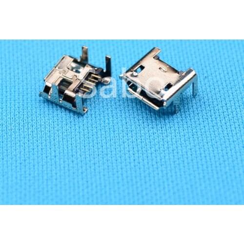 10PCS Micro USB 5P,5-pin Micro USB Jack,5Pins Micro USB Connector Tail Charging socket