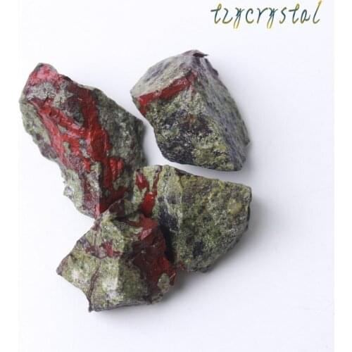 100g Dragon Bloodstone Raw Stone Rock Mineral Crushed Healing Ornament