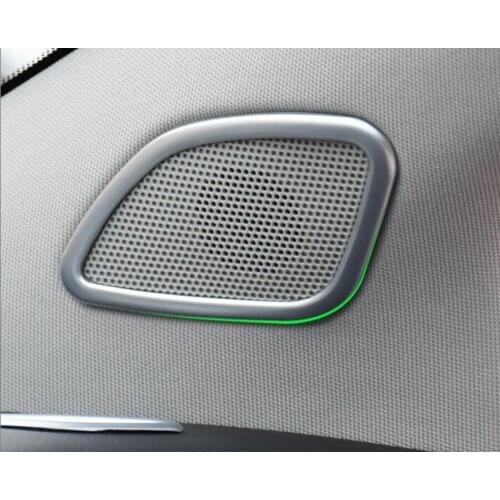 2Pcs/set Car Front Door Stereo Speaker Ring Frame Cover Sticker Styling For Nissan Murano 2015 Car-covers Accessory