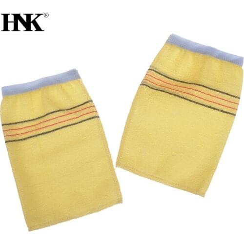 2Pcs/Set Korea Body Scrub Shower Towels Bath Pocket Gloves Exfoliating Bath Washcloth Home Cleaning Washing Scrub Shower Towels
