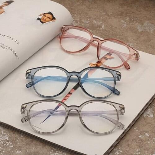 2021 Trends Office Anti Blue Light Oversized Retro Computer Glasses Women Blue Blocking Gaming Big Size Men Eyeglasses Frame