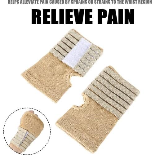 2X Gym Fitness Padded Wrist Brace Support Hand Protector Sprain Injury Bandage Strap Gym Training Bar Wristband Breathable