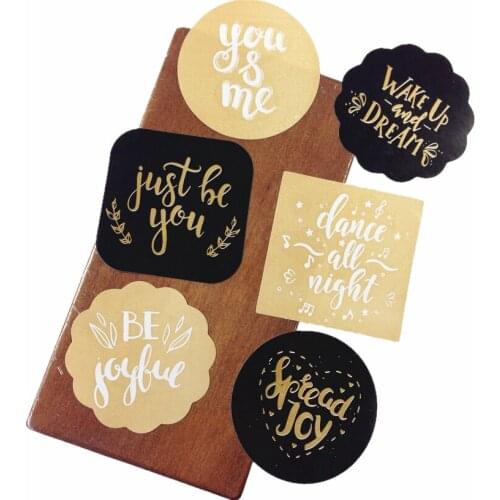 80pcs/lot Useful best wishes blessing seal label sticker for packaging baking diary School Office Supplies