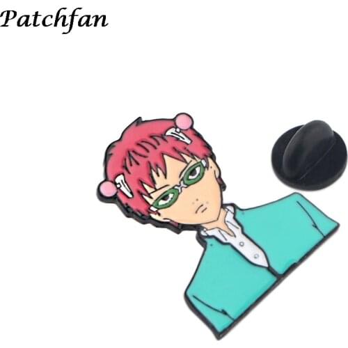 AD128 Patchfan Anime Enamel Pin Collection Brooches Lapel Pin Backpack Badge Collar Jewelry