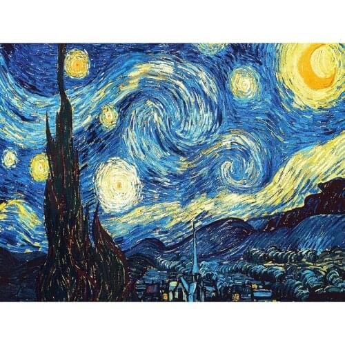 Home Decoration DIY 5D Diamond Embroidery Van Gogh Starry Night Cross Stitch kits Abstract Oil Painting Resin Hobby Craft
