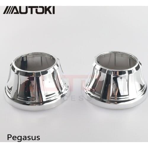 Car Styling 3 inches hid projector lens Pegasus shroud 2pcs/lot car headlight Koito Q5 HL bi-xenon projector lens cover