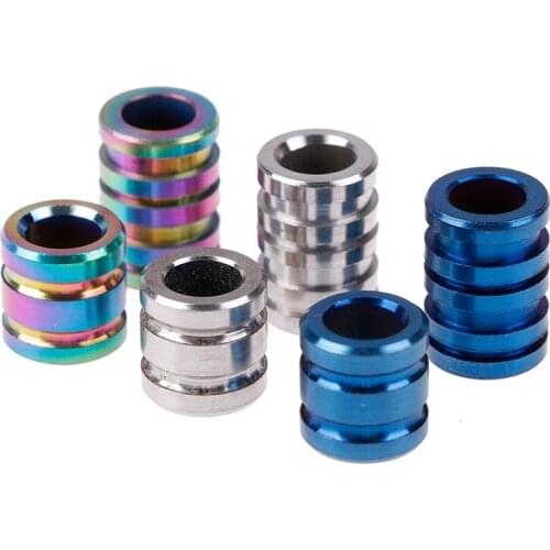 3 Colors Titanium Alloy Paracord Beads For Paracord Bracelet Accessories Survival DIY Pendant Buckle For Knife Lanyards 2 Sizes