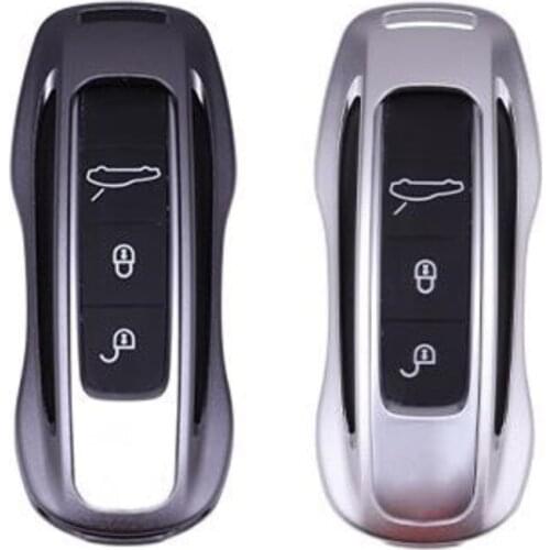 Suitable for Porsche Car Aluminum Alloy Metal Key Case Protective Case Card
