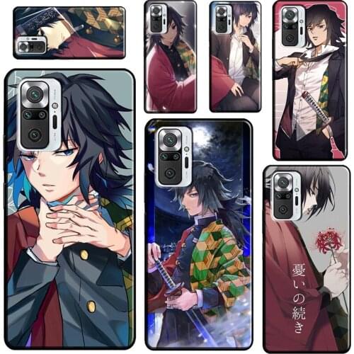 Demon Slayer Tomioka Giyuu For Xiaomi Redmi Note 10 Pro 7 8 9S 8T Note 9 Pro Case For Redmi 9C 9T K40 9A Back Cover