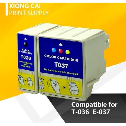 T036 T037 Ink Cartridges Compatible For Epson Printers Stylus C42UX C44UX C46 Printer Cartridge Inkjet T-036 T-037 036 037