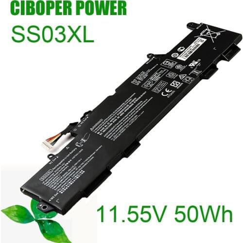 CP Original Battery SS03XL 11.55V 50Wh For 730 735 740 745 755 830 840 846 G5 ZBook 14u G5 HSN-I12C HSN-I13C-4 HSN-I13C-5