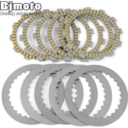 Clutch Friction Plates Disc FOR Suzuki GSX400 GK7BA Inazuma 2000 LS400F LS400U LS400P LS650 Savage LS650 Boulevard S40