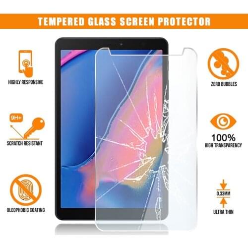 For Samsung Galaxy Tab A 8.0 (2019) P200 P205 Tablet Tempered Glass Screen Protector Scratch Resistant HD Clear Film Cover