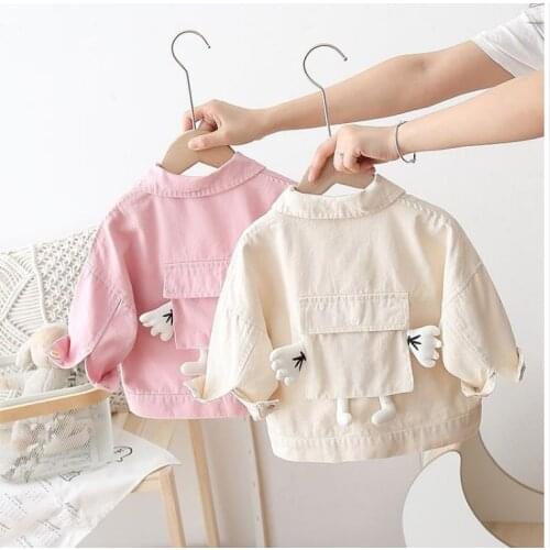 A girls beaded denim jacket