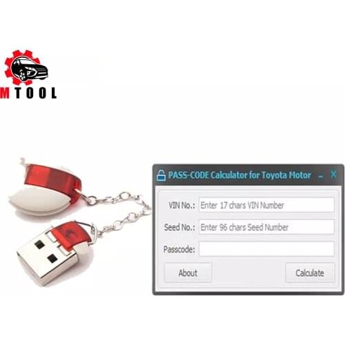 PASSCODE Calculator Key Programmer for To-yota Le-xus and S-cion Original Development Tool 11.00.019 Smart Code Resetting Tool