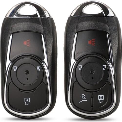 Jingyuqin 5/6 Buttons Remote Car Key Shell For Buick Verano Encore Lacrosse Regal Envision Smart Key Fob Case Replacement