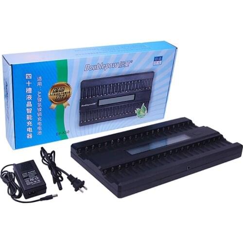 China Supplier 40 Slots K50 LCD Intelligent Rapid Battery Charger for 1.2V AA Ni-MH/Ni-CD Rechargeable Battery