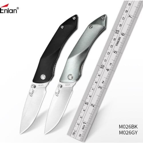 ENLAN Hiking camping mini folding knife outdoor survival portable stainless steel knife key chain pocket knife Dropshipping