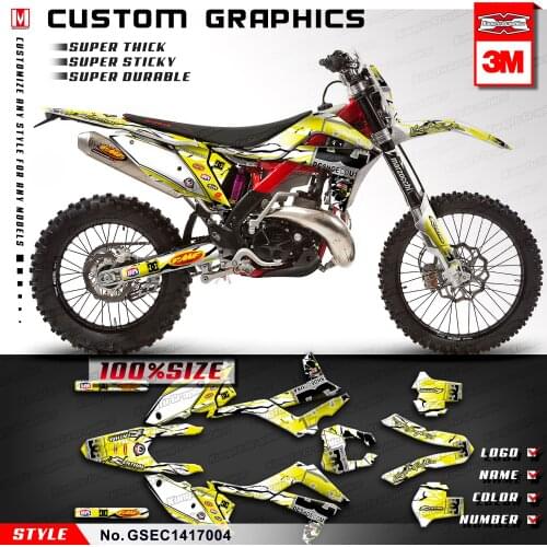 KUNGFU GRAPHICS Custom Stickers Wrap Kit for Gas Gas EC125 EC200 EC250 EC300 EC450 EC 125 200 250 300 450 2014 2015 2016 2017