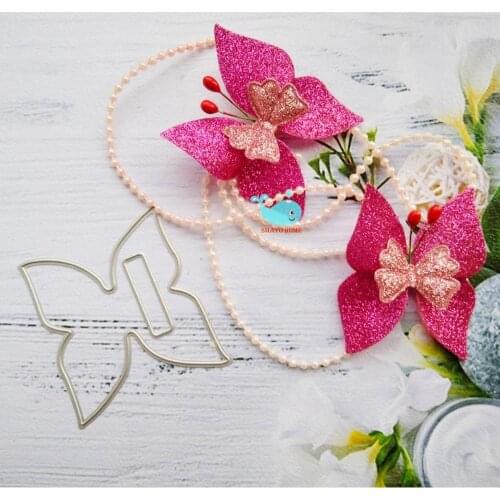 New Design Butterfly headdress Metal Cutting Dies Embossing Stencils for DIY Scrapbooking Photo Album Decorative DIY Paper Cards