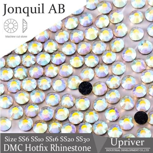 Wholesale High Quality Bright Stones SS20 Jonquil AB 1440pcs Hotfix Rhinestones For Garment Accessories